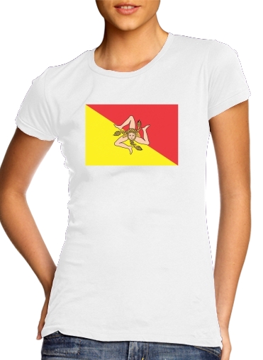 T-shirt Sicile Flag