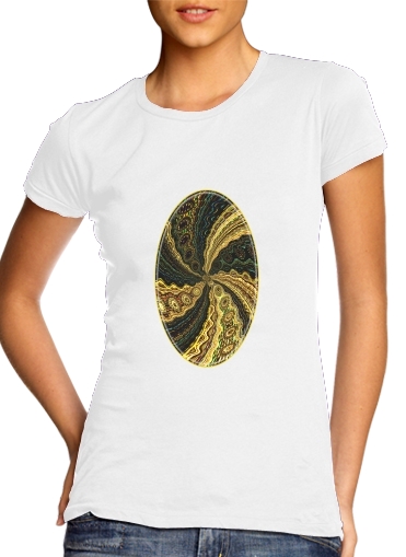 T-shirt Twirl and Twist black and gold