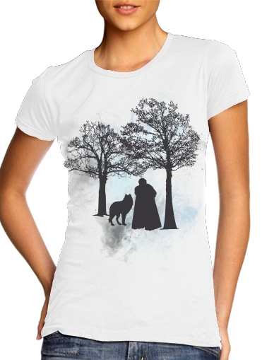 T-shirt Wolf Snow