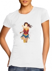 tshirt-femme-blanc Wonder Girl
