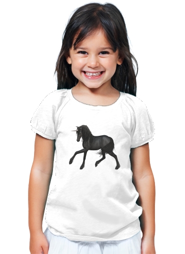 T-shirt Black Unicorn