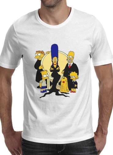 T-shirt Famille Adams x Simpsons