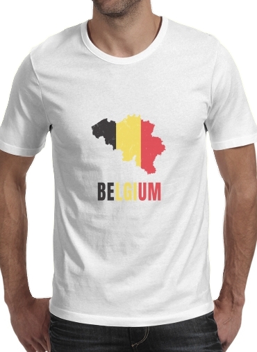 T-shirt Drapeau Belgique