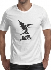 tshirt-homme-blanc-mc Black Sabbath Heavy Metal