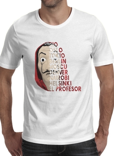T-shirt Casa de Papel Mask Vilain