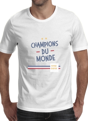 T-shirt Champion du monde 2018 Supporter France