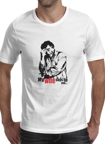 T-shirt Columbo ma femme me dit toujours