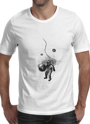 T-shirt homme manche courte col rond Blanc Deep Sea Space Diver