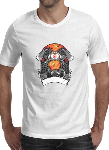 T-shirt Pompier avec Prénom / Texte 
