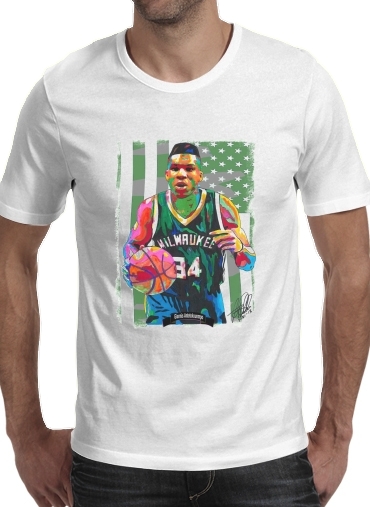 T-shirt Giannis Antetokounmpo grec Freak Bucks basket-ball