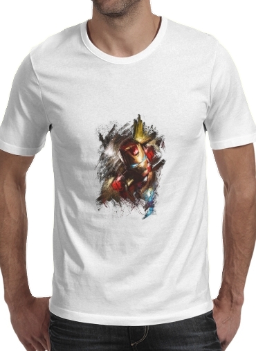 T-shirt Grunge Ironman