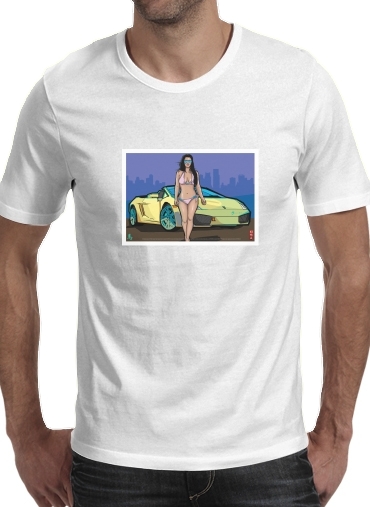 T-shirt GTA collection: Bikini Girl Florida Beach