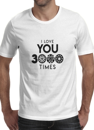 T-shirt I Love You 3000 Iron Man Tribute