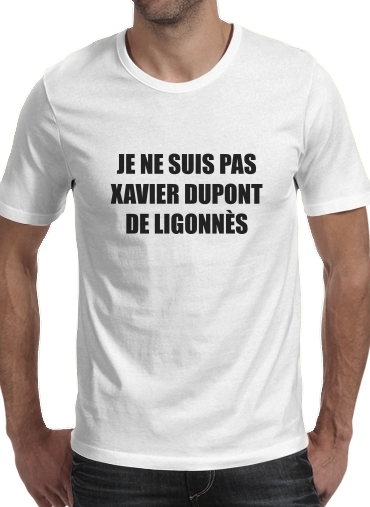 T-shirt Je ne suis pas Xavier Dupont De Ligonnes - Nom du criminel modifiable