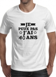 T-shirt Femme Je n'ai pas 40 ans,idée cadeau d'anniversaire 40 ans