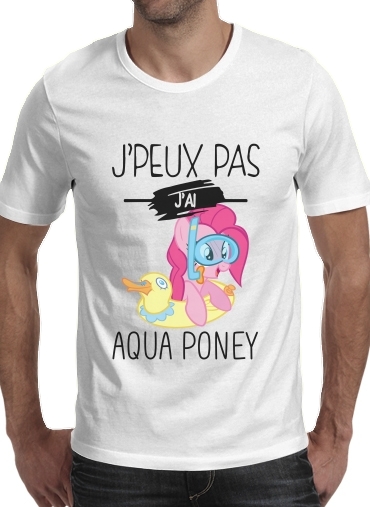 T-shirt Je peux pas jai aqua poney girly
