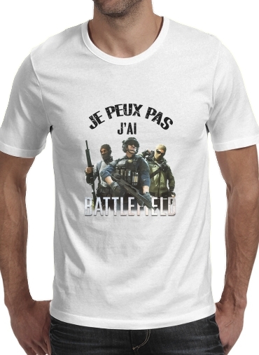 T-shirt Je peux pas j'ai battlefield