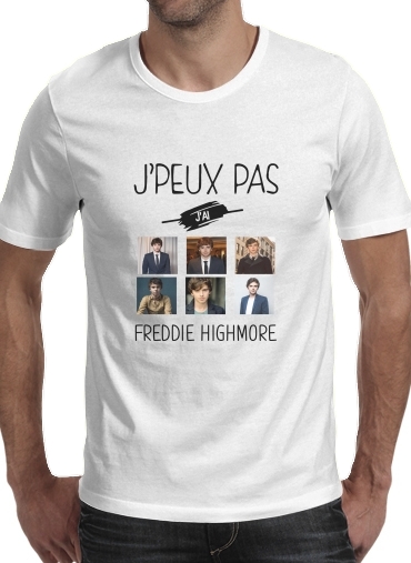 T-shirt Je peux pas j'ai Freddie Highmore Collage photos