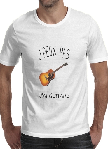 T-shirt Je peux pas j'ai guitare