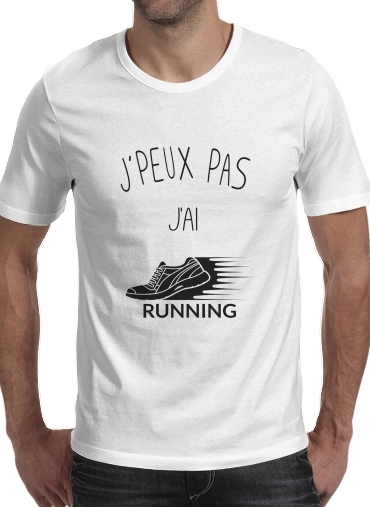 T-shirt Je peux pas j'ai running