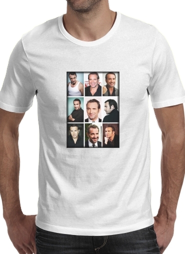 T-shirt Jean Dujardin collage
