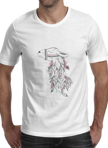 T-shirt Llama Heureux