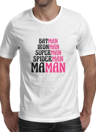 T-shirt Maman Super heros