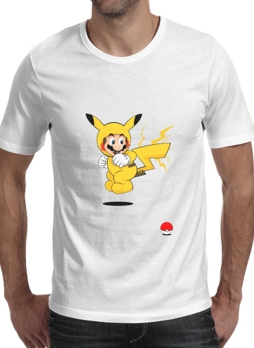 T-shirt Mario mashup Pikachu Impact-hoo!