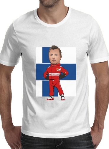 T-shirt MiniRacers: Kimi Raikkonen - Ferrari Team F1