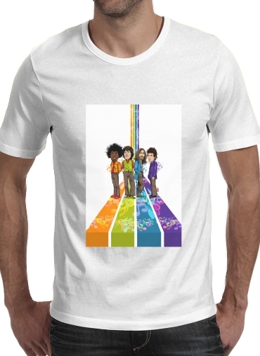 T-shirt Music Legends: Lennon, Jagger, Dylan & Hendrix