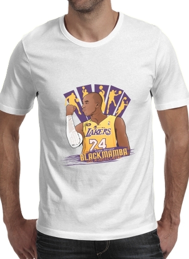 T-shirt homme manche courte col rond Blanc NBA Legends: Kobe Bryant