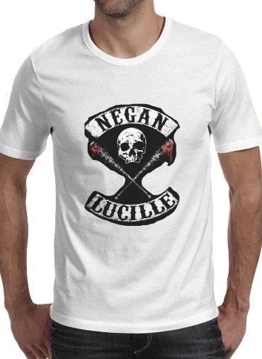 T-shirt Negan Skull Lucille twd