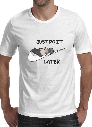 T-shirt Nike Parody Just do it Later X Shikamaru