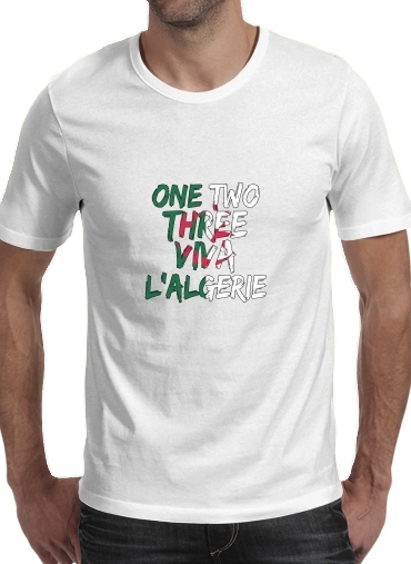 T-shirt One Two Three Viva lalgerie Slogan Hooligans