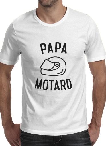 T-shirt Papa Motard Moto Passion
