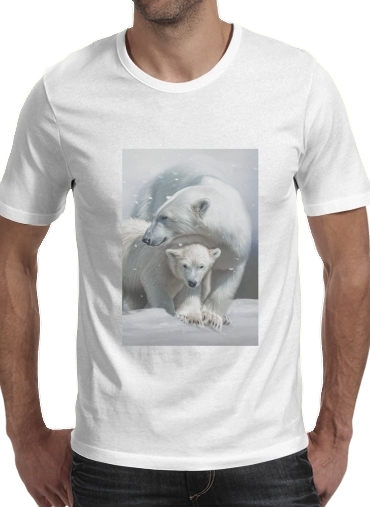 T-shirt Polar bear family