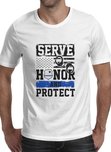 T-shirt Police Serve Honor Protect