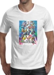 tshirt-homme-blanc-mc Super Smash Bros Ultimate