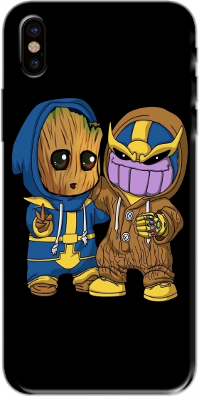 Coque Groot x Thanos