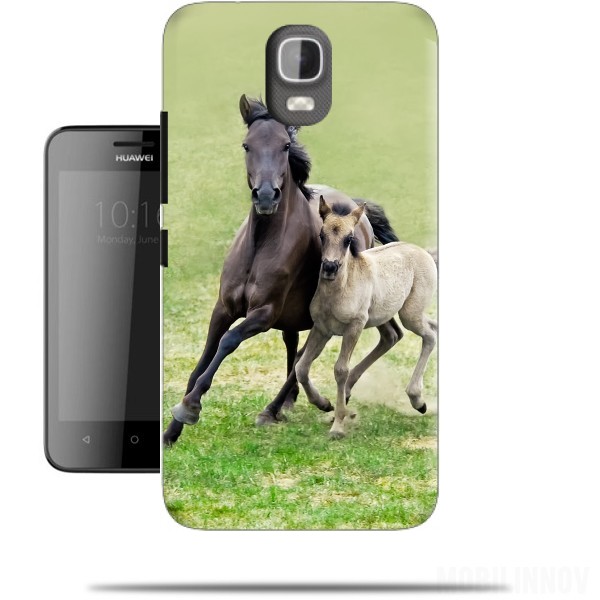 coque huawei y360 cheval