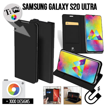 Housse portefeuille personnalisée Samsung Galaxy S20 Ultra
