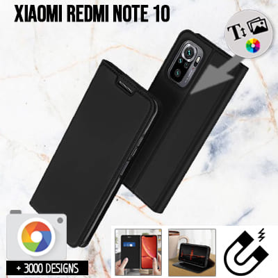 Housse portefeuille personnalisée Xiaomi Redmi Note 10 4G / Xiaomi Redmi Note 10S