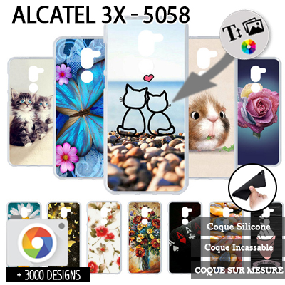 Silicone personnalisée Alcatel 3X 5058Y