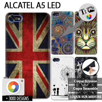 Silicone personnalisée Alcatel A5 LED 5085D