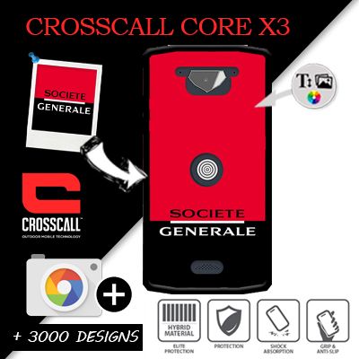 Coque de Coloris Bleu Coque pour Crosscall Core-X3 Bookstyle-Case Étui de Protection Antichoc pour Smartphone