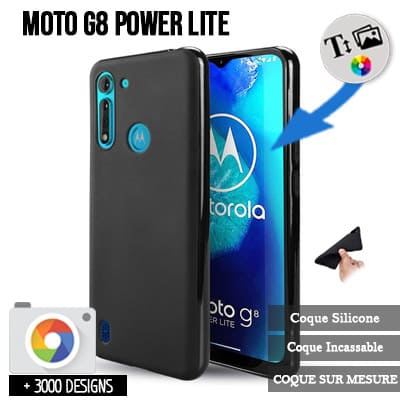 Silicone personnalisée Moto G8 Power Lite