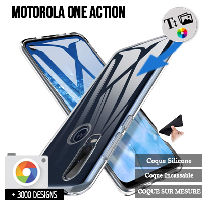 Silicone personnalisée Motorola One Action