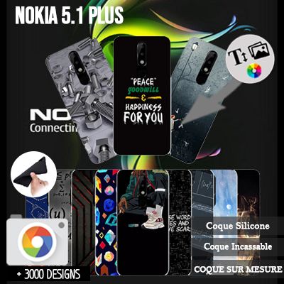 Silicone personnalisée Nokia 5.1 Plus