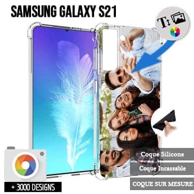 Silicone personnalisée Samsung Galaxy S21