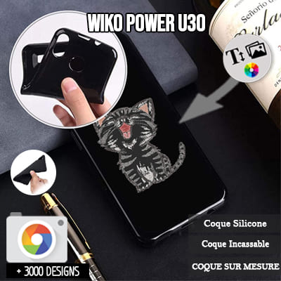 Silicone personnalisée Wiko Power U30